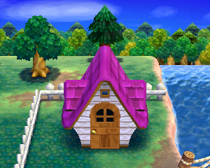 Animal Crossing: Happy Home Designer Queenie House Exterior