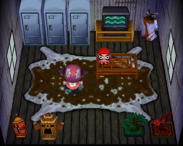 Animal Crossing Curtis Casa Interior