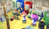 Animal Crossing: Happy Home Designer Рене жилой дом Интерьер