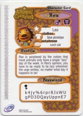 Rex e-card Rückseite