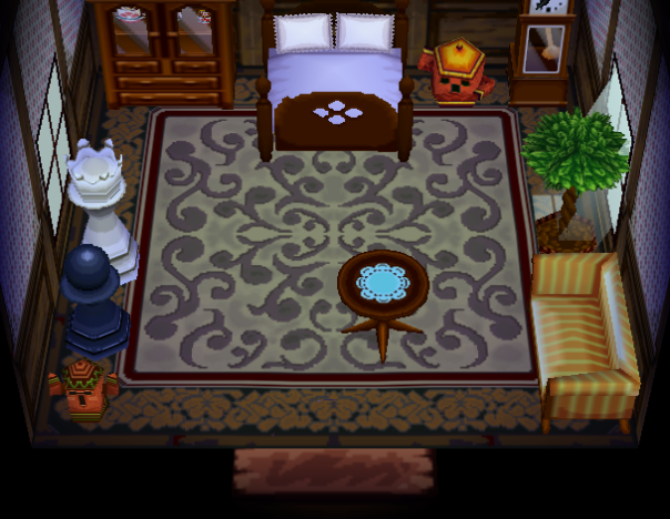 Animal Crossing Leoncio Casa Interior