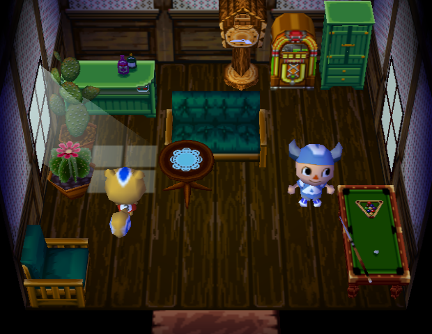 Animal Crossing Ricky House Interior