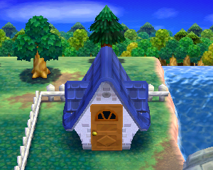 Animal Crossing: Happy Home Designer Bobi Casa Vista Exterior