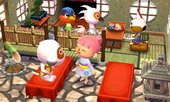 Animal Crossing: Happy Home Designer Робин жилой дом Интерьер