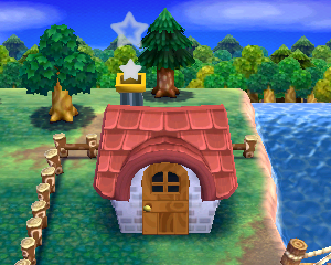 Animal Crossing: Happy Home Designer Рокет жилой дом внешний вид