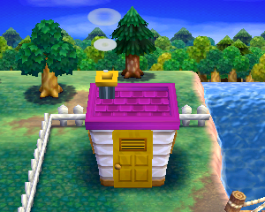 Animal Crossing: Happy Home Designer Rod House Exterior