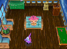Animal Crossing: Wild World Rod House Interior