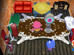 Animal Crossing: Wild World Rosie House Interior