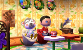 Animal Crossing: Happy Home Designer Шари жилой дом Интерьер