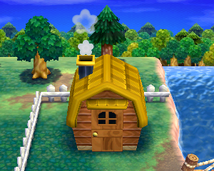 Animal Crossing: Happy Home Designer Sheldon House Exterior
