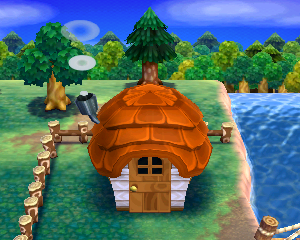 Animal Crossing: Happy Home Designer Sly House Exterior