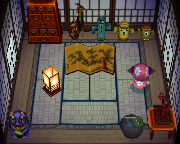 Animal Crossing Rosanari Casa Interior