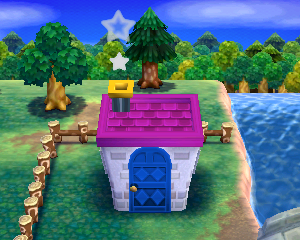 Animal Crossing: Happy Home Designer Солей жилой дом внешний вид