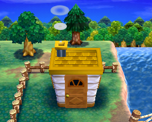 Animal Crossing: Happy Home Designer Sparro House Exterior