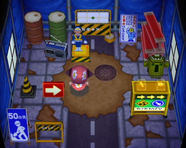 Animal Crossing Спайк жилой дом Интерьер