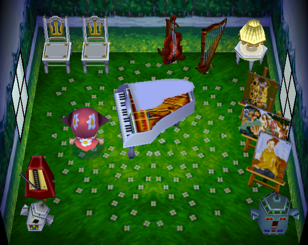 Animal Crossing Стелл жилой дом Интерьер