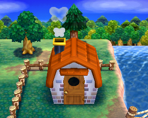 Animal Crossing: Happy Home Designer Stitches House Exterior
