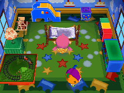 Animal Crossing: Wild World Stitches House Interior