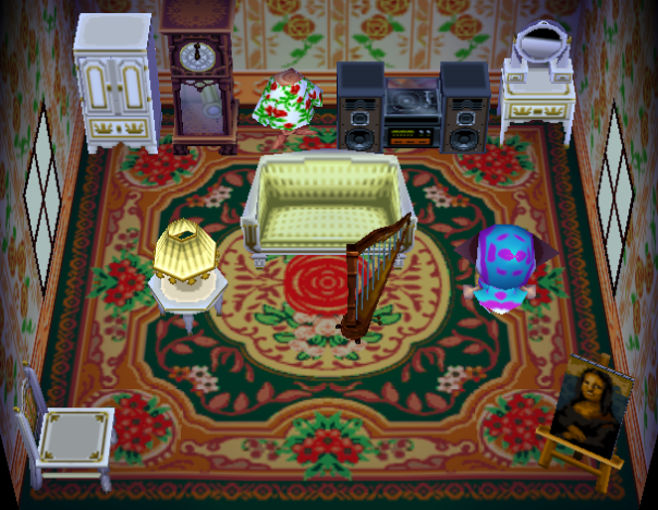 Animal Crossing Porcia Casa Interior