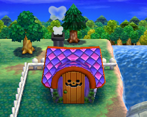 Animal Crossing: Happy Home Designer Aída Casa Vista Exterior