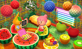 Animal Crossing: Happy Home Designer Тэнджи жилой дом Интерьер