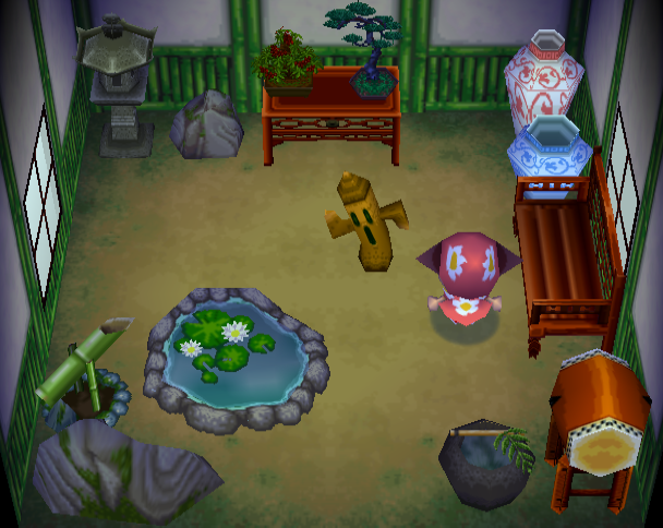 Animal Crossing Танк жилой дом Интерьер