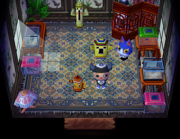 Animal Crossing Том жилой дом Интерьер