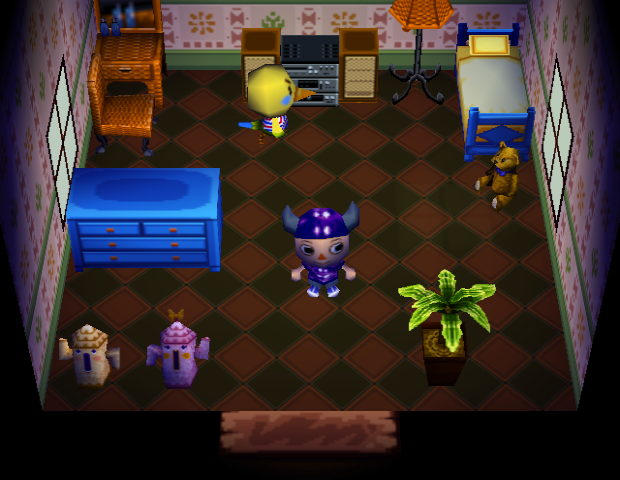 Animal Crossing Tití Casa Interior