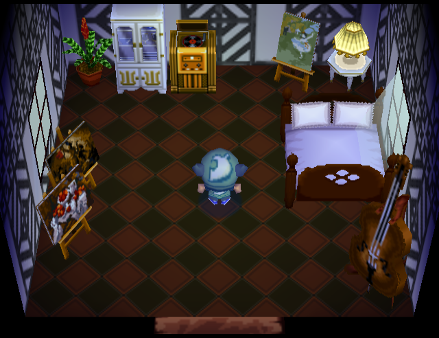 Animal Crossing Úrsula Casa Interior