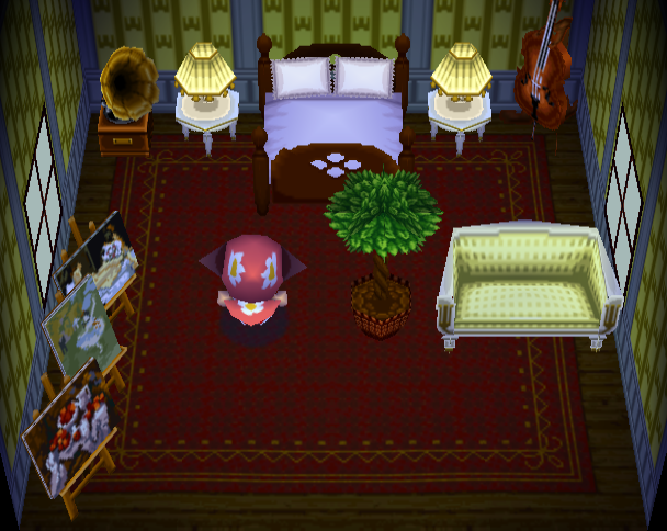 Animal Crossing Valise жилой дом Интерьер