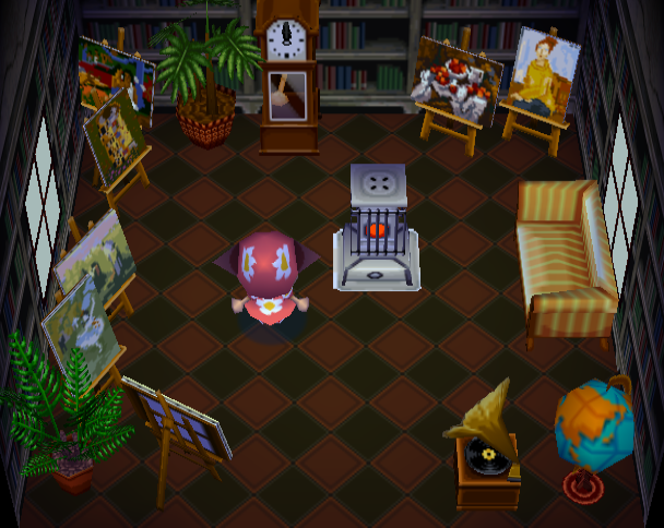 Animal Crossing Велм жилой дом Интерьер