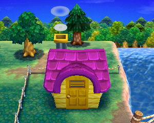 Animal Crossing: Happy Home Designer Велм жилой дом внешний вид