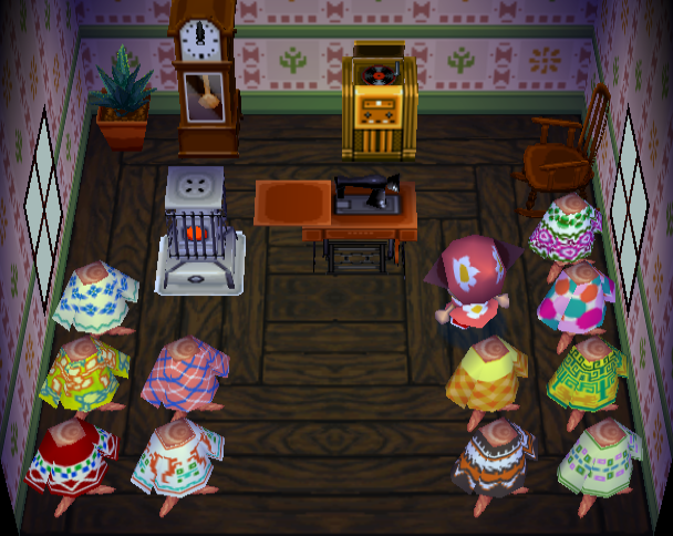 Animal Crossing Vesta Casa Interior