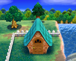 Animal Crossing: Happy Home Designer Artorito Casa Vista Exterior