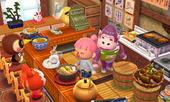 Animal Crossing: Happy Home Designer Violet House Interior