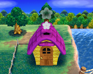 Animal Crossing: Happy Home Designer Violet House Exterior
