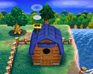Animal Crossing: Happy Home Designer Уокер жилой дом внешний вид