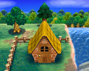 Animal Crossing: Happy Home Designer Willow House Exterior