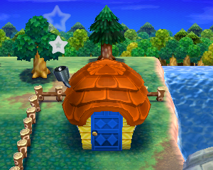 Animal Crossing: Happy Home Designer Винни жилой дом внешний вид