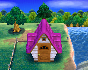 Animal Crossing: Happy Home Designer Wolfgang House Exterior