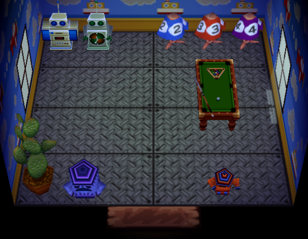 Animal Crossing Woolio House Interior