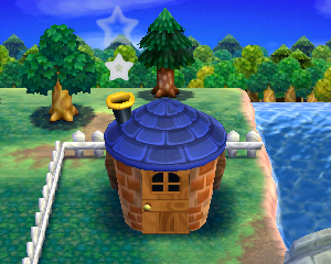 Animal Crossing: Happy Home Designer Зелл жилой дом внешний вид