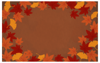 낙엽 카펫 카드
