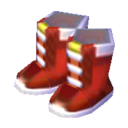 (Eng) red wrestling shoes