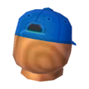 파란 야구 모자