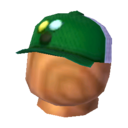 초록 야구 모자