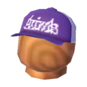 보라색 야구 모자
