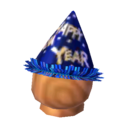 (Eng) blue New Year's hat
