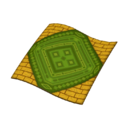 (Eng) green rug
