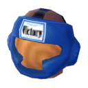 casco da boxe blu